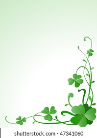 clover design for St. Patrick's Day