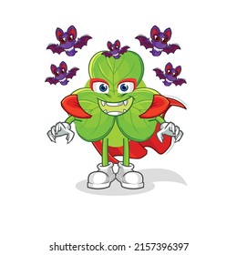 the clover Dracula illustration. character vector