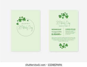 clover, event invitation template