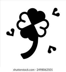 clover in flat design style