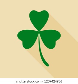 Clover flat icon