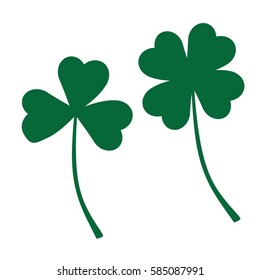 clover flat icon vector