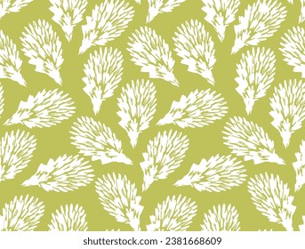 Dibujo vectorial de flor de encamado sobre fondo amarillo. Plantas silvestres aisladas y hojas. Ilustración de estilo con grabado de hierbas. Esbozo botánico detallado

