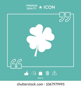 Clover with four leaves