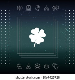Clover with four leaves