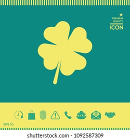 Clover with four leaves