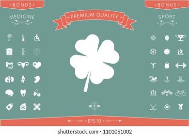 Clover with four leaves