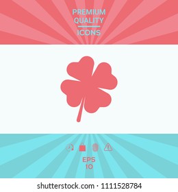 Clover with four leaves