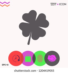 Clover with four leaves