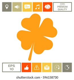 Clover with four leaves