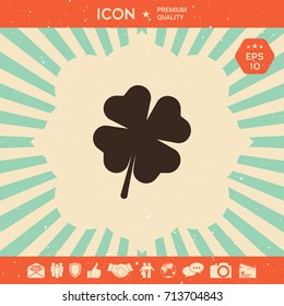 Clover with four leaves