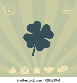 Clover with four leaves