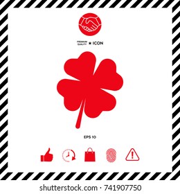 Clover with four leaves