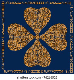 clover gold label