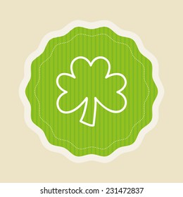 clover graphic design , vector illustration