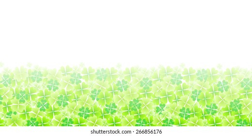 Clover grass background