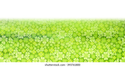 Clover grass fresh green background