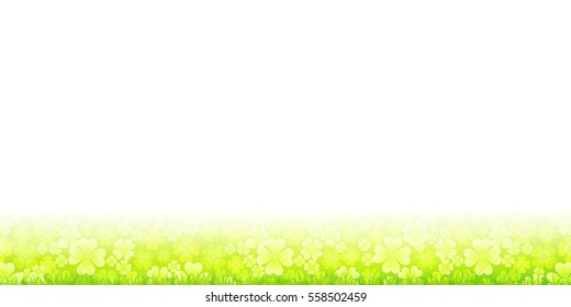 Clover grass green background