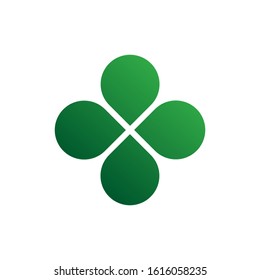 clover green eco logo icon designs vector illustration,Four Leaves Agriculture Logo Template Illustration Design.