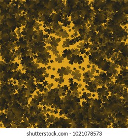 Clover green four leaf is a confetti which consist of many isolated elements. Stylish and beautiful clover green four leaf. Can be used as poster, border, background, wallpaper, card and etc