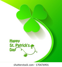 Clover. Happy St. Patrick's Day