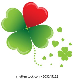 clover, heart