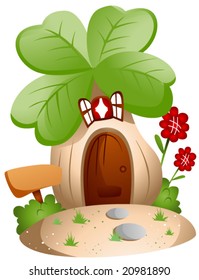 Clover House - Vector