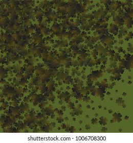 Clover icon is a confetti which consist of many isolated elements. Stylish and beautiful clover icon. Can be used as poster, border, background, wallpaper, card and etc