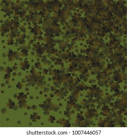 Clover icon is a confetti which consist of many isolated elements. Stylish and beautiful clover icon. Can be used as poster, border, background, wallpaper, card and etc