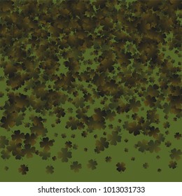Clover icon is a confetti which consist of many isolated elements. Stylish and beautiful clover icon. Can be used as poster, border, background, wallpaper, card and etc