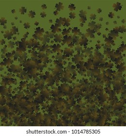 Clover icon is a confetti which consist of many isolated elements. Stylish and beautiful clover icon. Can be used as poster, border, background, wallpaper, card and etc