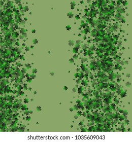 Clover icon is a confetti which consist of many isolated elements. Stylish and beautiful clover icon. Can be used as poster, border, background, wallpaper, card and etc