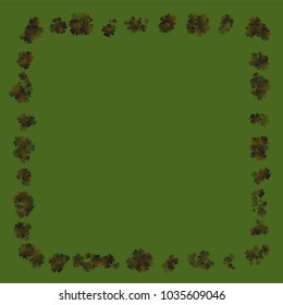Clover icon is a confetti which consist of many isolated elements. Stylish and beautiful clover icon. Can be used as poster, border, background, wallpaper, card and etc