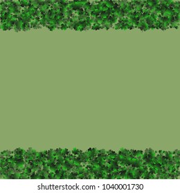 Clover icon is a confetti which consist of many isolated elements. Stylish and beautiful clover icon. Can be used as poster, border, background, wallpaper, card and etc