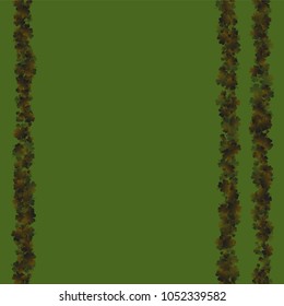 Clover icon is a confetti which consist of many isolated elements. Stylish and beautiful clover icon. Can be used as poster, border, background, wallpaper, card and etc