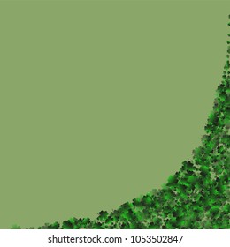 Clover icon is a confetti which consist of many isolated elements. Stylish and beautiful clover icon. Can be used as poster, border, background, wallpaper, card and etc
