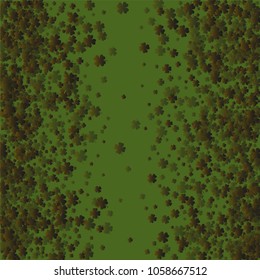 Clover icon is a confetti which consist of many isolated elements. Stylish and beautiful clover icon. Can be used as poster, border, background, wallpaper, card and etc