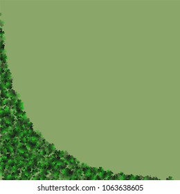 Clover icon is a confetti which consist of many isolated elements. Stylish and beautiful clover icon. Can be used as poster, border, background, wallpaper, card and etc