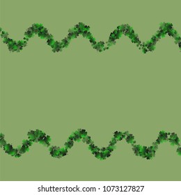Clover icon is a confetti which consist of many isolated elements. Stylish and beautiful clover icon. Can be used as poster, border, background, wallpaper, card and etc