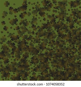 Clover icon is a confetti which consist of many isolated elements. Stylish and beautiful clover icon. Can be used as poster, border, background, wallpaper, card and etc
