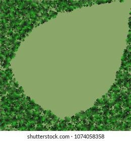 Clover icon is a confetti which consist of many isolated elements. Stylish and beautiful clover icon. Can be used as poster, border, background, wallpaper, card and etc