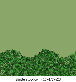 Clover icon is a confetti which consist of many isolated elements. Stylish and beautiful clover icon. Can be used as poster, border, background, wallpaper, card and etc