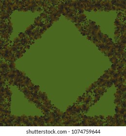Clover icon is a confetti which consist of many isolated elements. Stylish and beautiful clover icon. Can be used as poster, border, background, wallpaper, card and etc