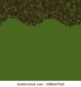 Clover icon is a confetti which consist of many isolated elements. Stylish and beautiful clover icon. Can be used as poster, border, background, wallpaper, card and etc