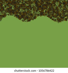 Clover icon green is a confetti which consist of many isolated elements. Stylish and beautiful clover icon green. Can be used as poster, border, background, wallpaper, card and etc