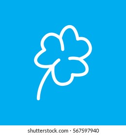Clover icon illustration isolated vector sign symbol