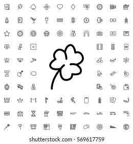 Clover icon illustration isolated vector sign symbol