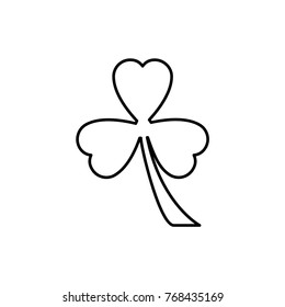 Clover icon illustration isolated vector sign symbol