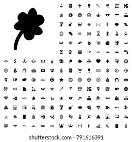 Clover icon illustration isolated vector sign symbol. editable casino icons vector set.