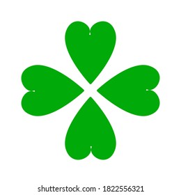 The clover icon is isolated on a white background.